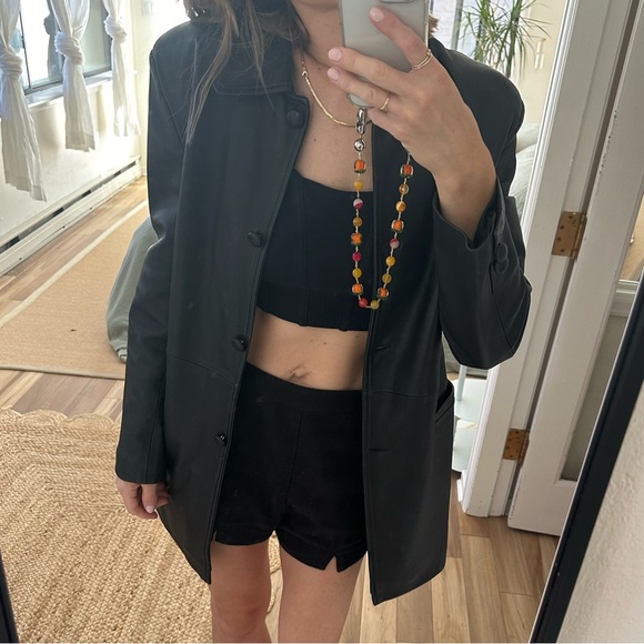 Vintage Leather Jacket - Picture 2 of 3